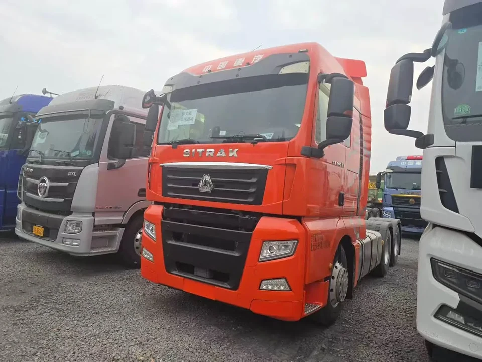 SITRAK tractor truck, front three-quarter view