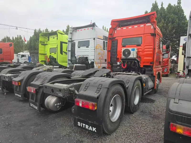SITRAK tractor truck, rear three-quarter view
